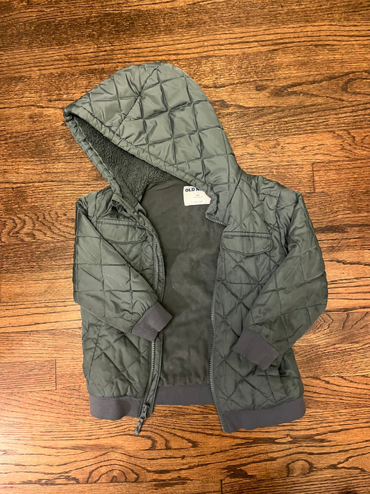 #67 Old Navy 5t coat gray-blue