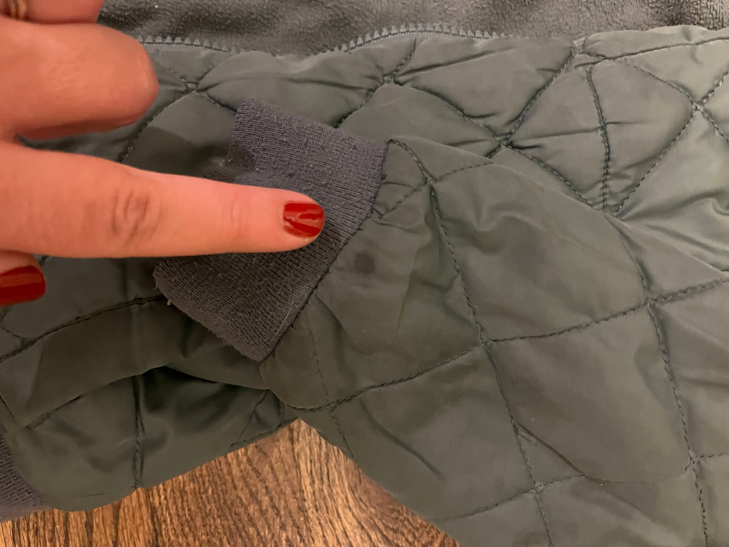 #67 Old Navy 5t coat gray-blue