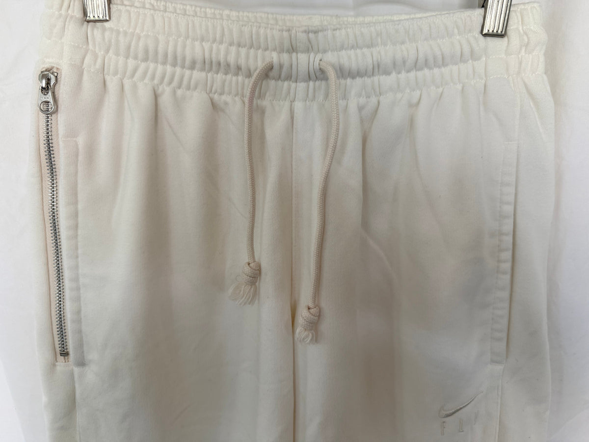 #143 Nike Fly cream sweatpants women’s size Small (S)