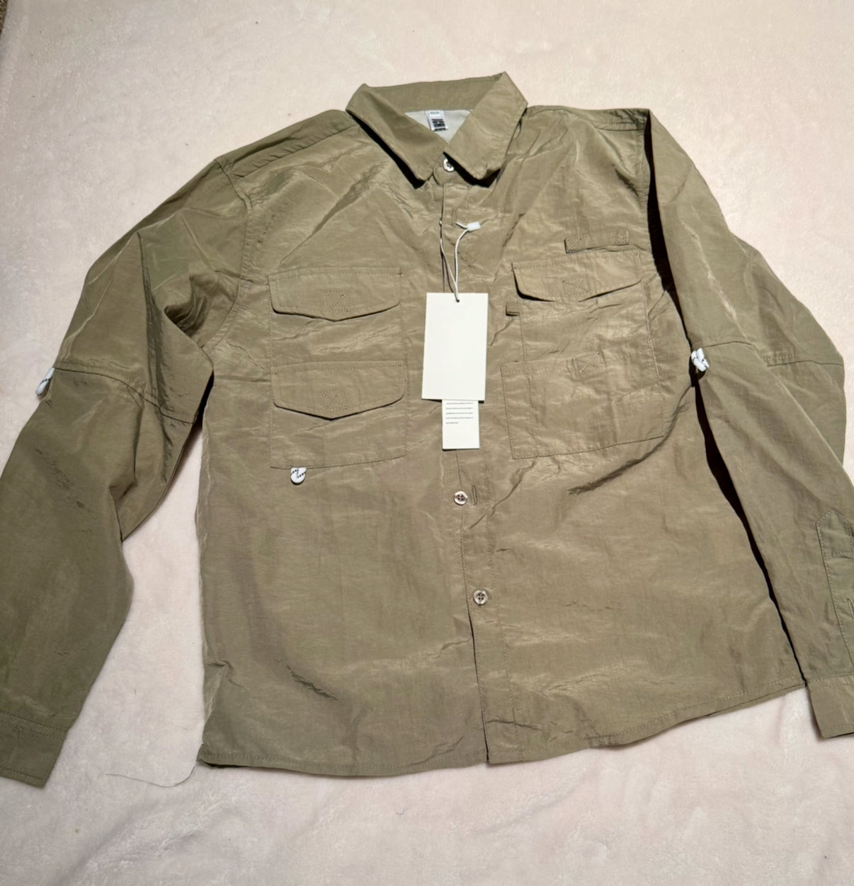 136 nwt boys long sleeve outdoor/fishing shirt