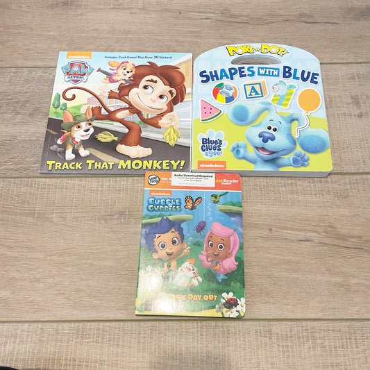Set of 3 Character Themed Books