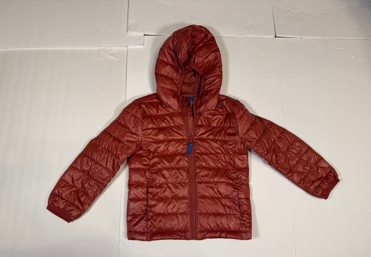 #141 Girls 5T Primary EUC Dusty Pink Lightweight Puffer jacket