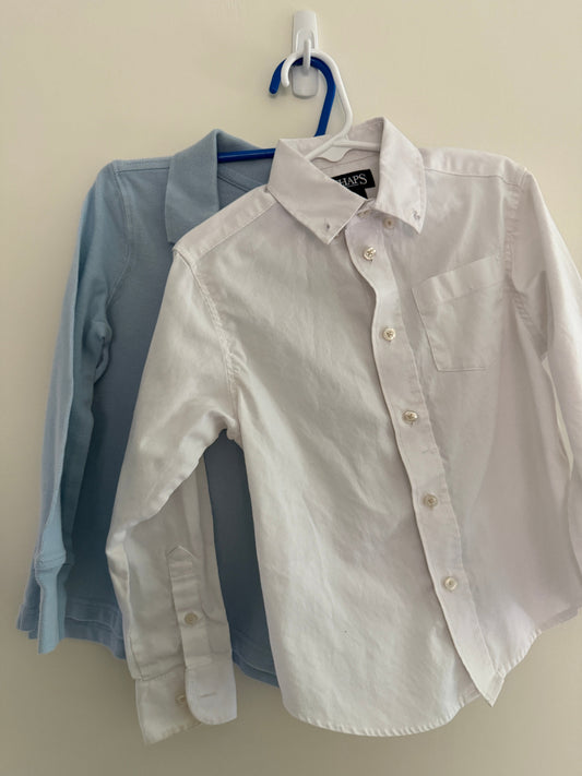 #146 - REDUCED Boys XS/5 Bundle of 2 Long Sleeve Tops