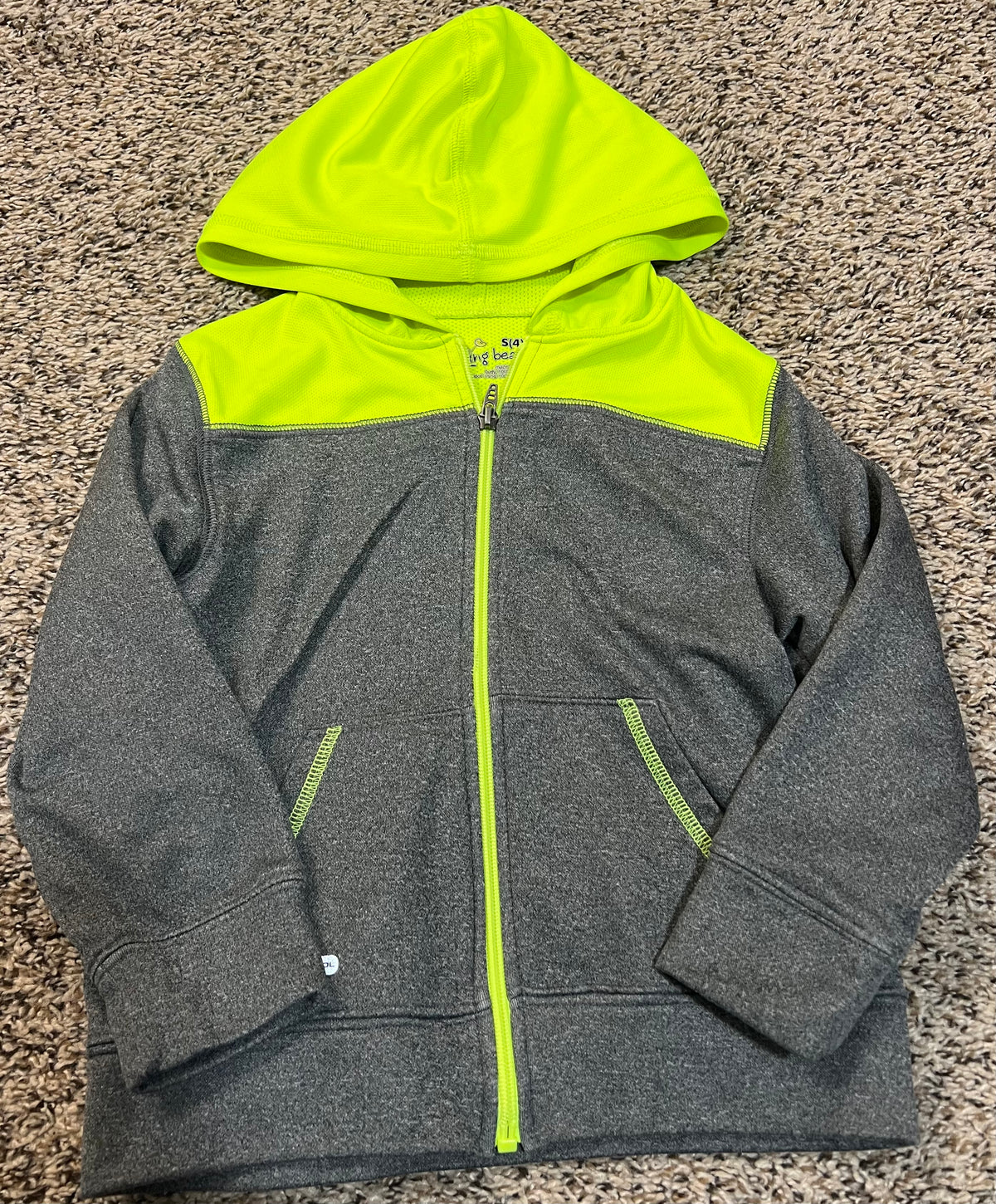Seller #184 - Boys Size 4 - 5 jumping bean zip up light jacket