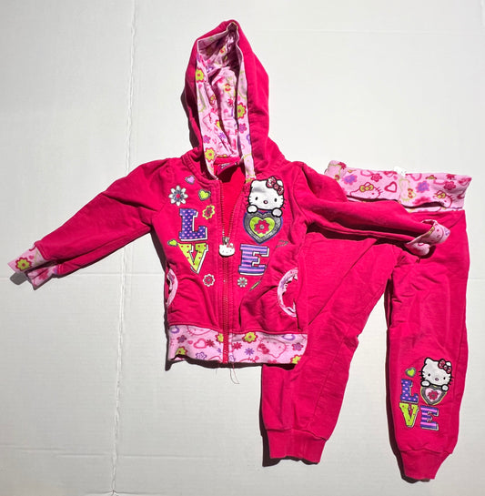 #98 Girls 24mo Hello Kitty Set