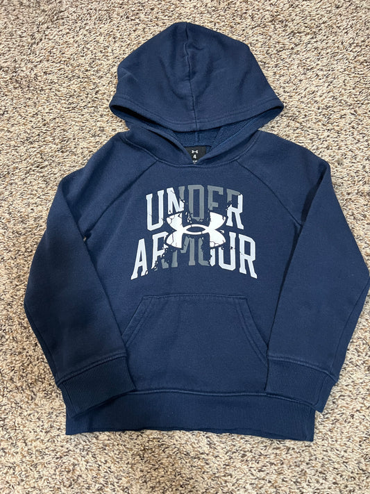 Seller #184 - Boys Size 4 Under Armour UA navy pullover sweatshirt - 1 of 2