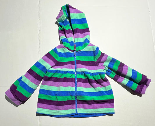 #98 Girls Zip Fleece Hoodie - 24 mo