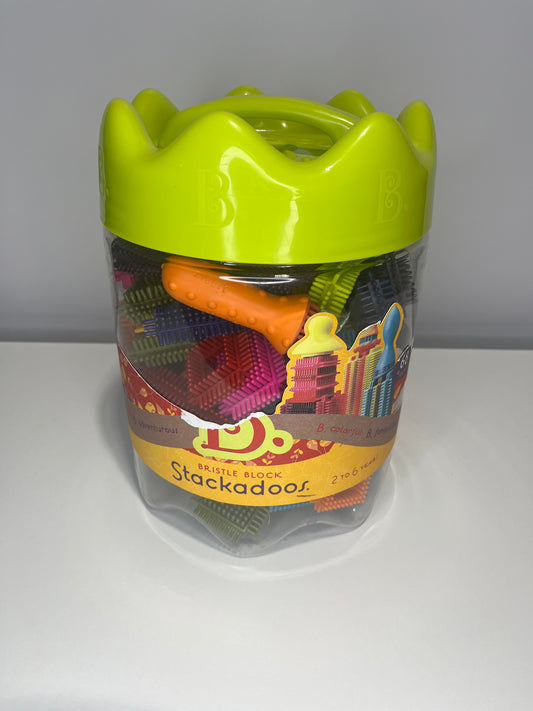 #7 B. Toys Bristle Blocks Tub