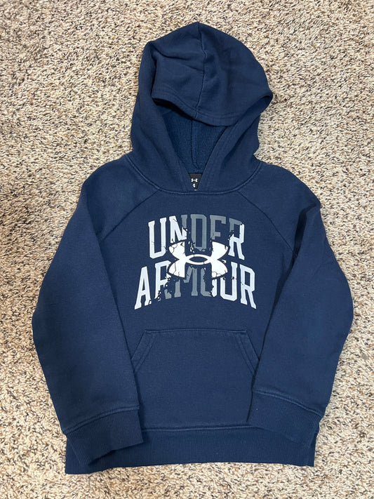 Seller #184 - Boys Size 4 Under Armour UA navy pullover sweatshirt 2 of 2