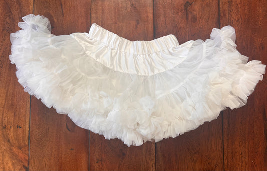 #66 1-4yr soft toddler petticoat to add fullness under dresses, VGUC