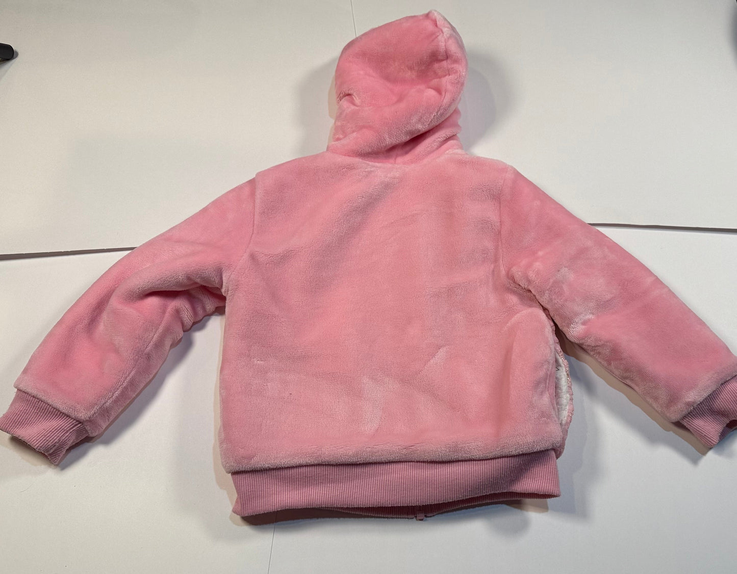 #180 Girls 5 Pink Princess Fleece Jacket