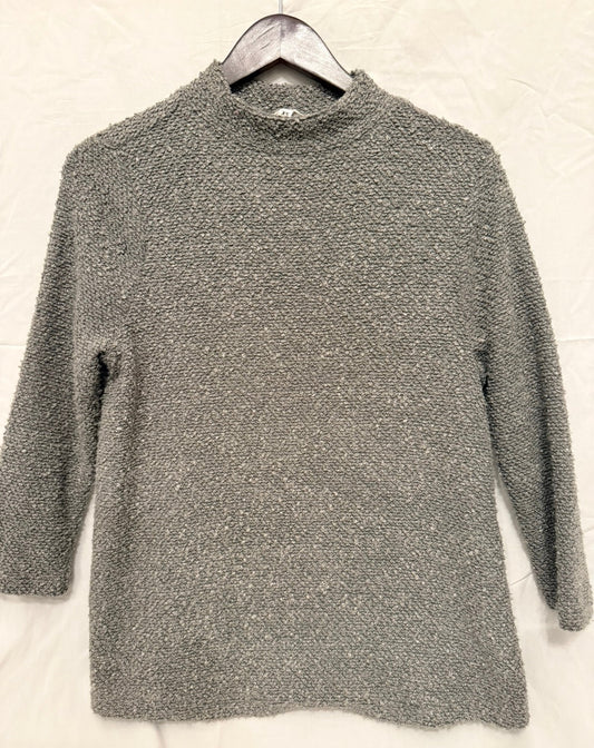 #143 Jack by BB Dakota marled wool gray mock neck sweater women’s size XS