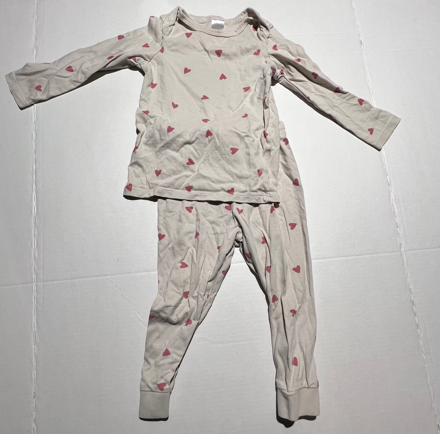 #98 Girls Heart Outfit - 2T