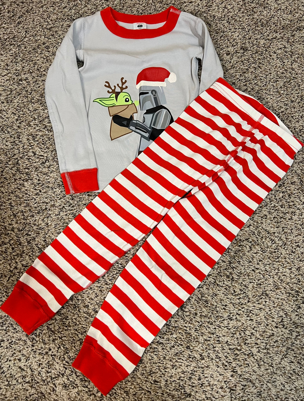 Seller 184 Boys Size 110 / 5 Hanna Andersson pajamas Star Wars Christmas