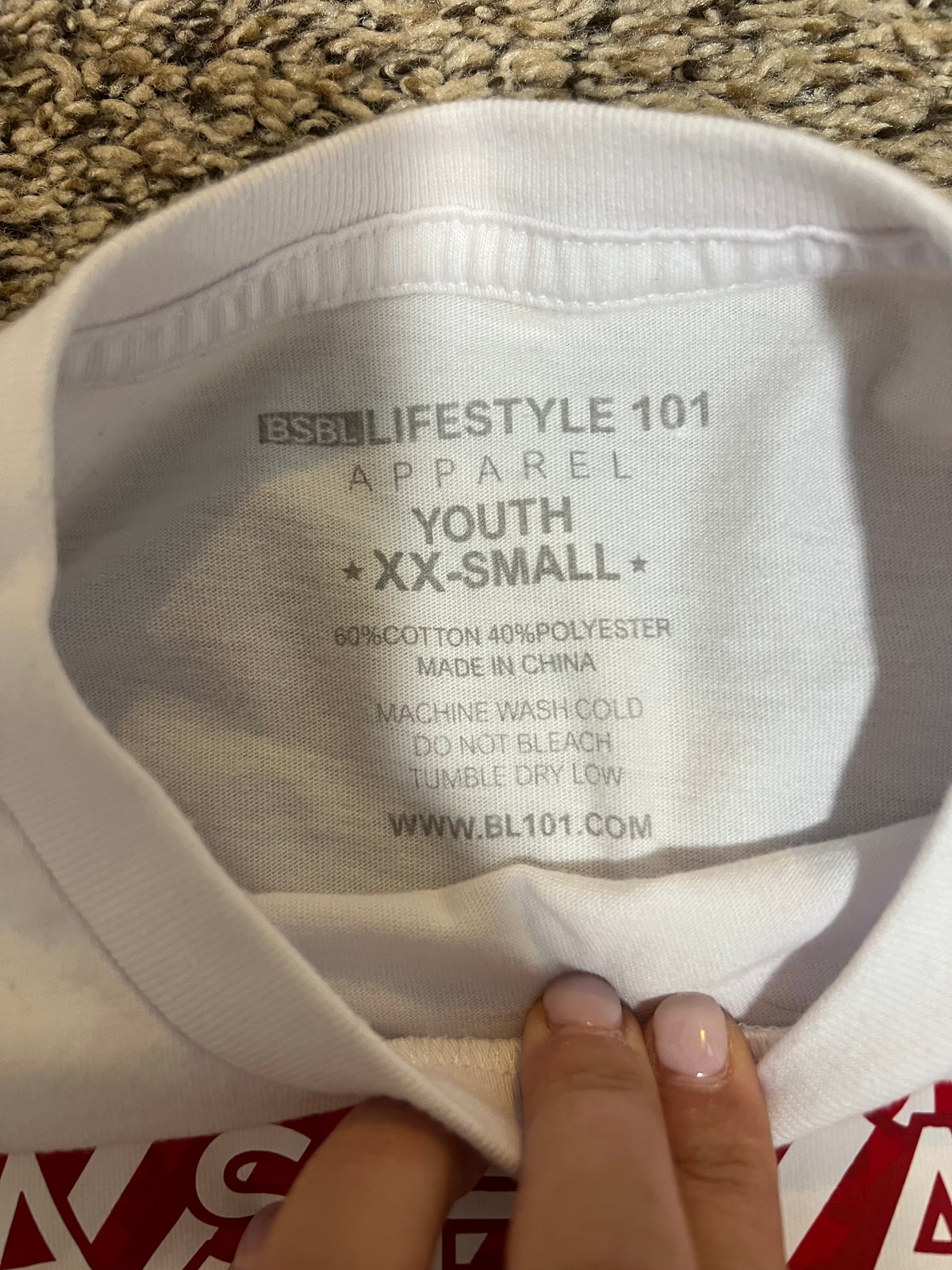 Seller 184 Boys XXS Baseball 101 Christmas shirt - washed not worn