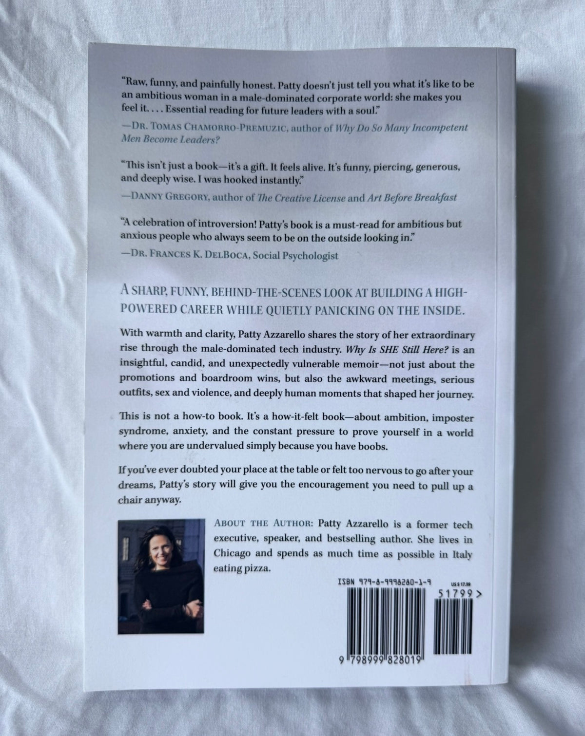 #143 ‘Why is She Still Here?’ Memoir book by Patty Azzarello