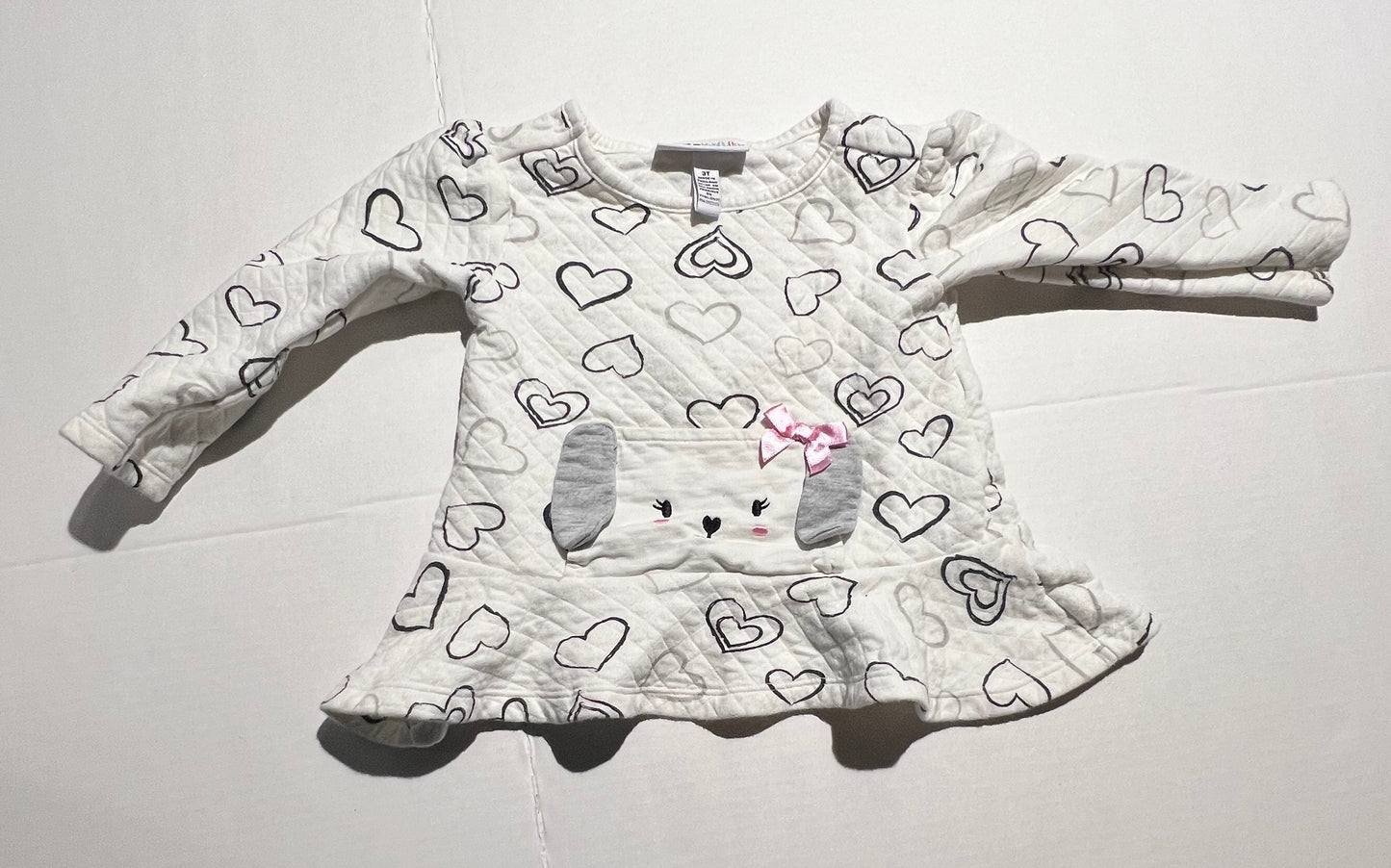#98 Girls 3T Dog Top