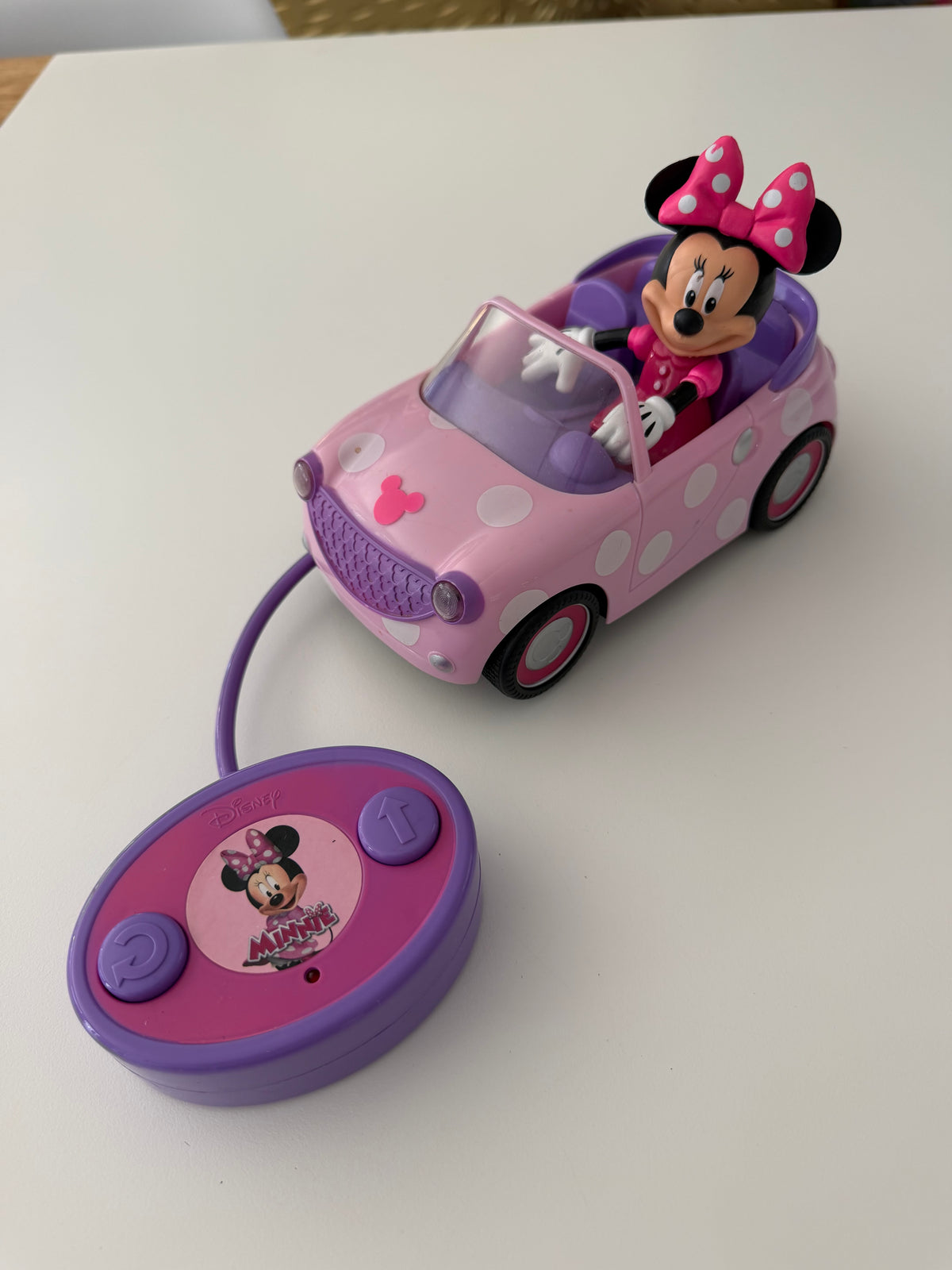 #117, Minnie Mouse remote control car, GUC