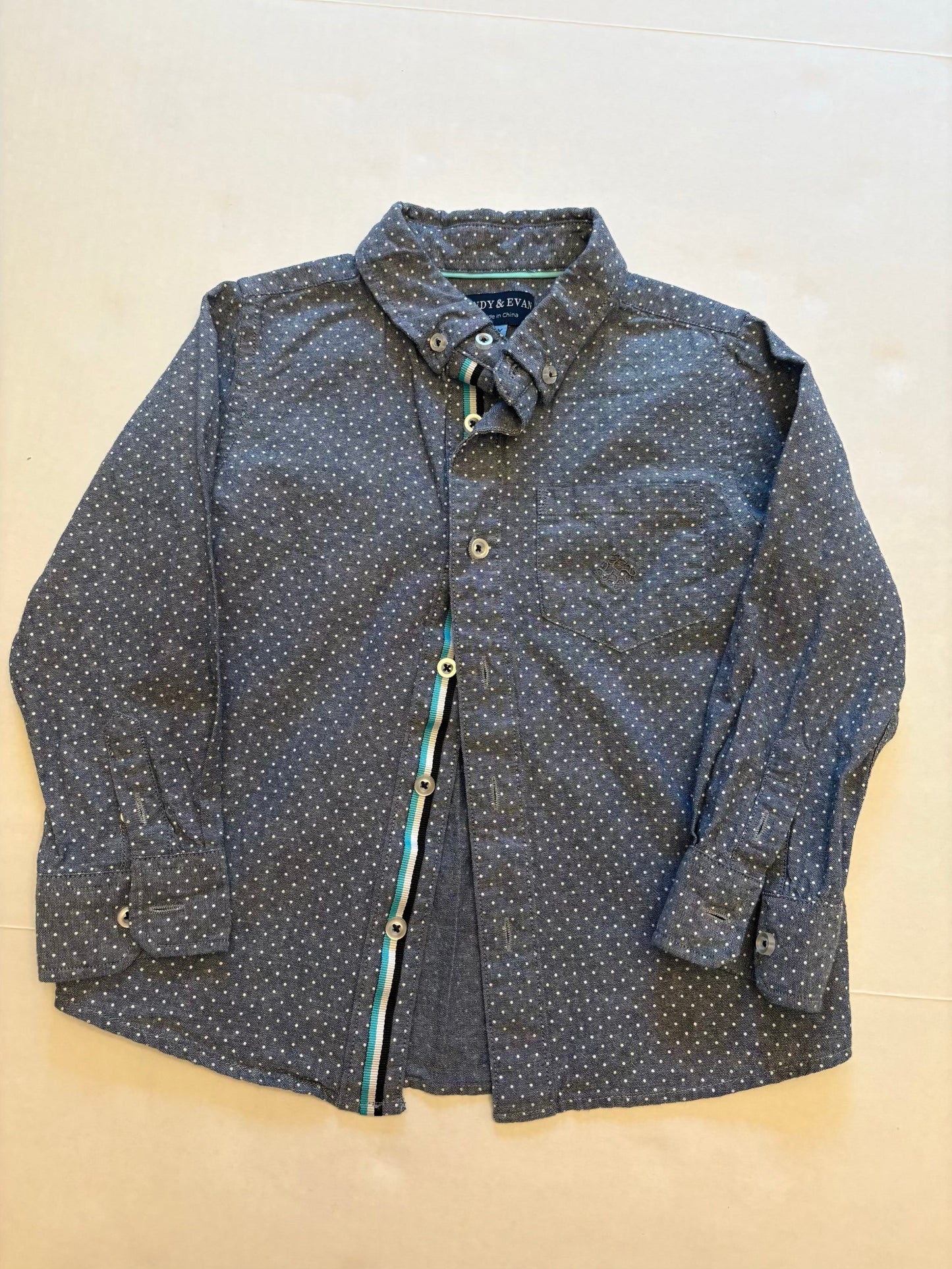 Seller 121 EUC Boys Andy and Evan button down size 5 PPU 45227