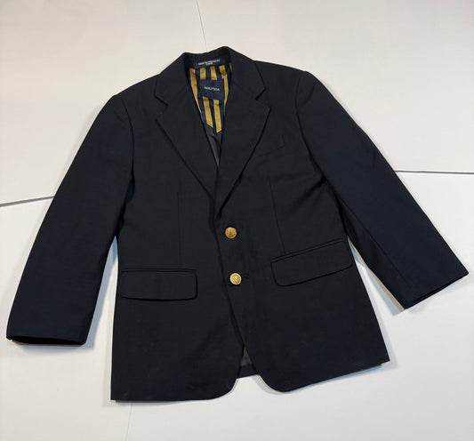 #180 Boys 8 Nautica Navy Blazer