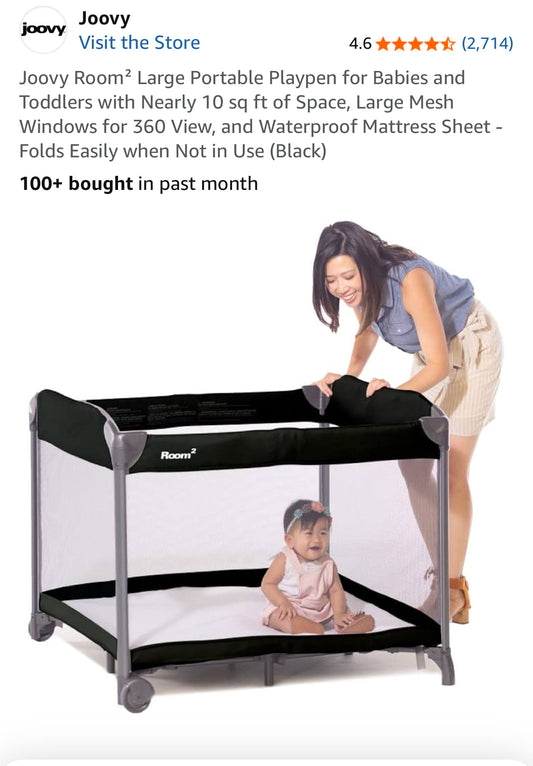 Seller #37 Joovy Room2 Pack N Play
