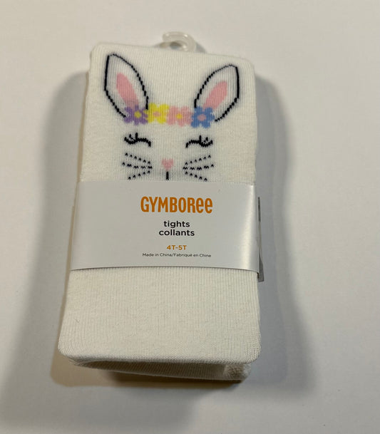 #180 Girls 4-5T Gymboree Bunny Tights