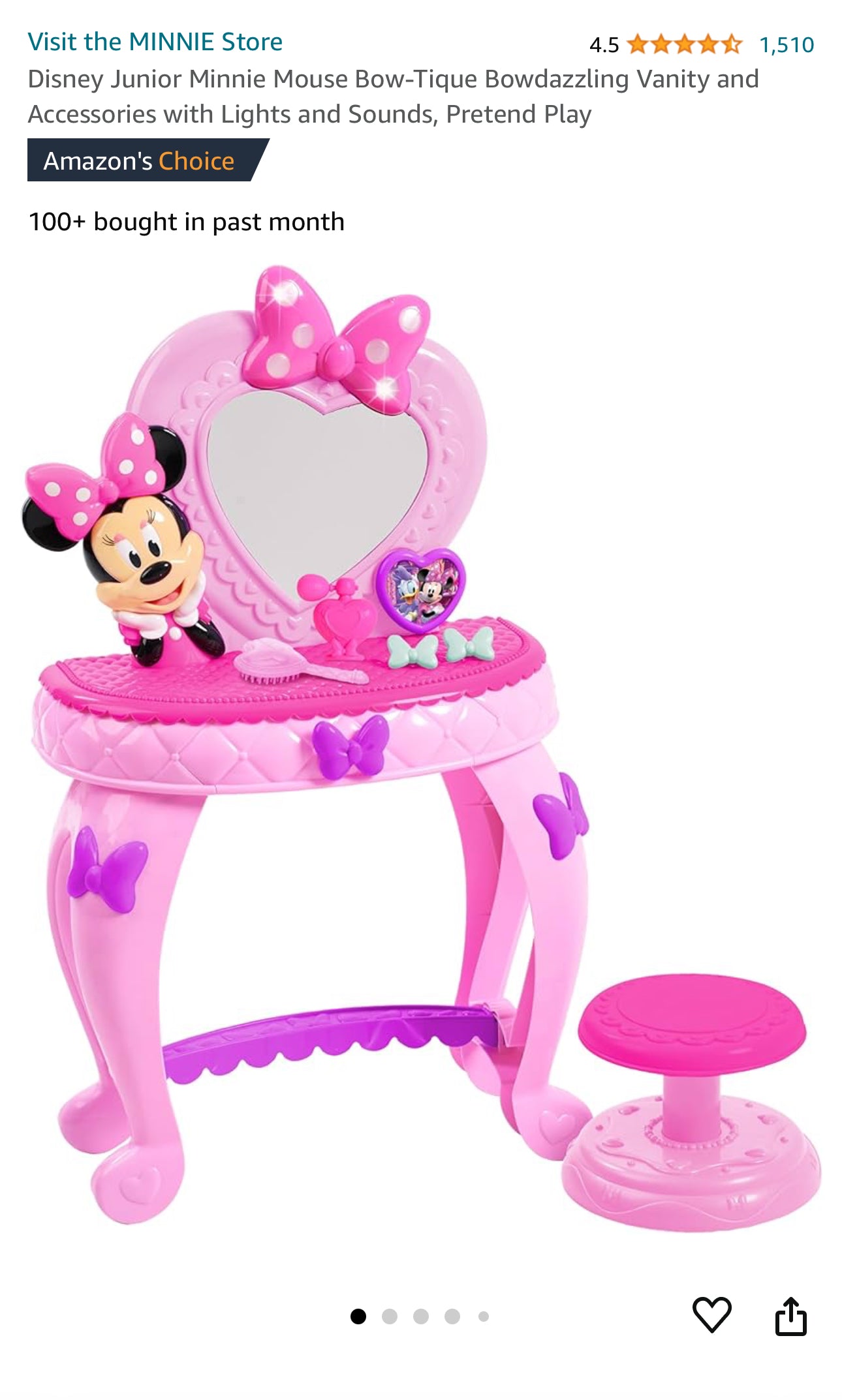 #169 Minnie’s Bo Dazzling Vanity- NEW *REDUCED PRICE