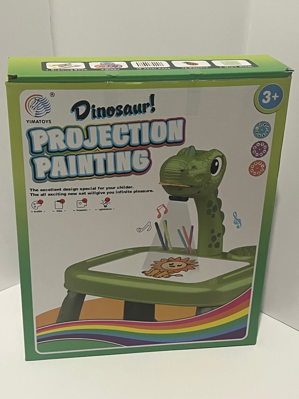 Seller #184 Boys Girls Dinosaur Projection 3T 4T 5T 4 5