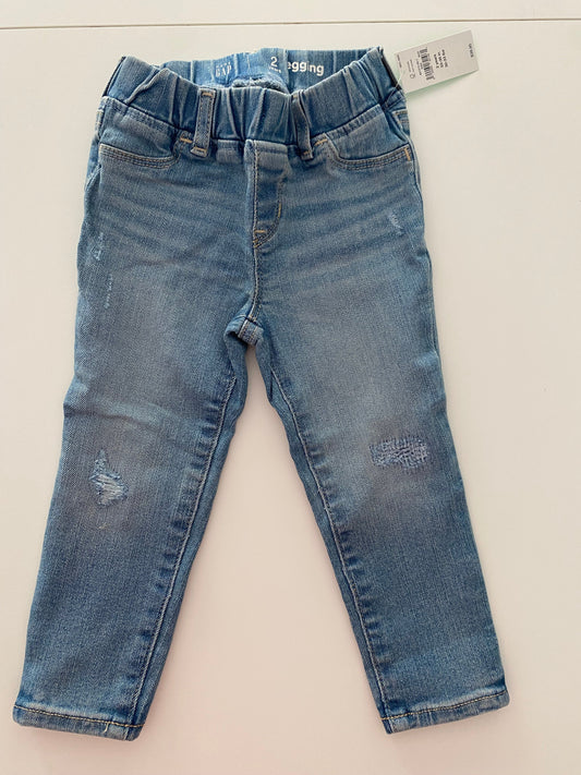 #117- Girls 2T, Gap Distressed Jeans, New,*reduced*