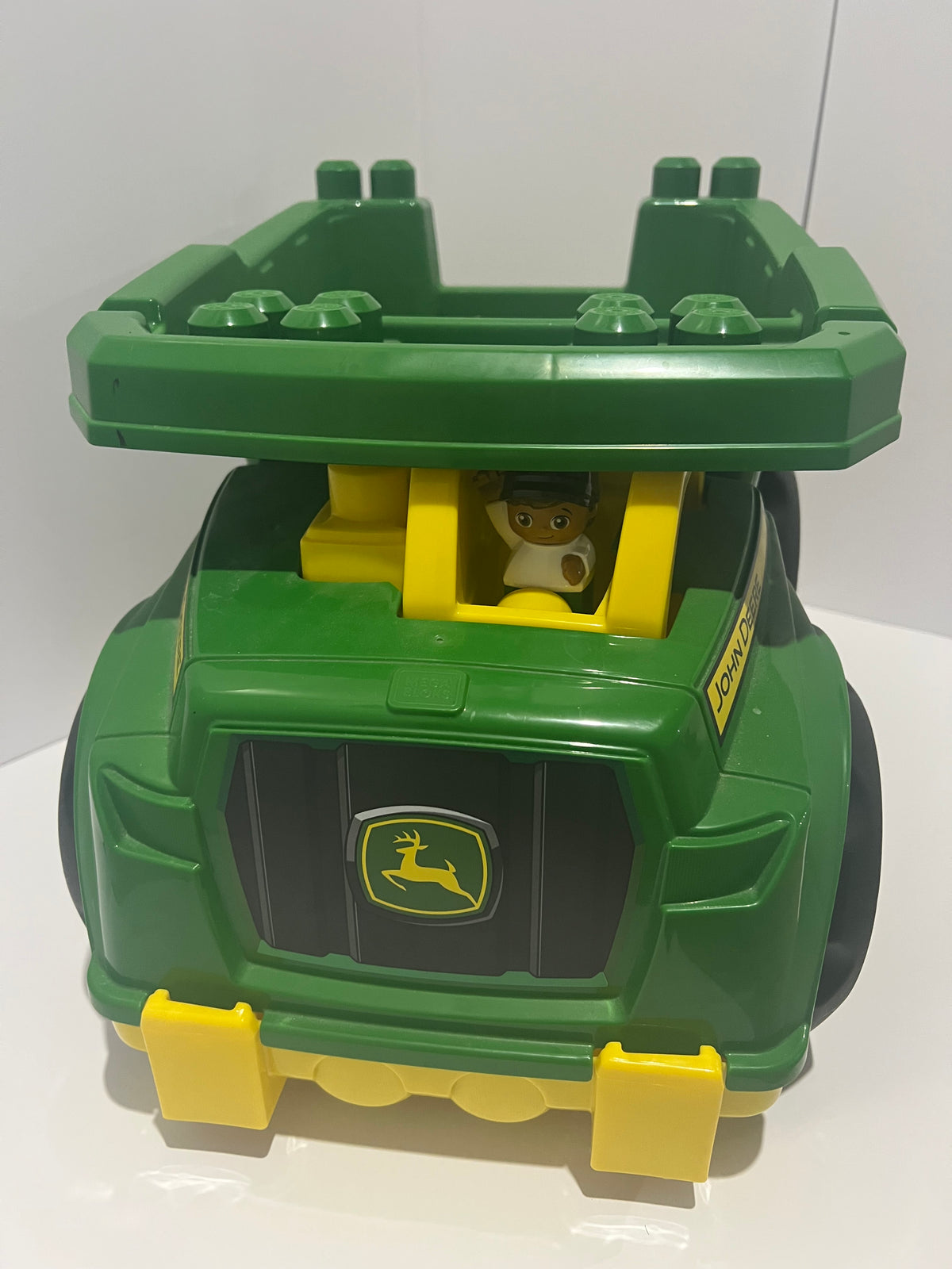 Seller #184 Boys Girls MEGA BLOKS Fisher-Price Building Toy Blocks John Deere Dump Truck