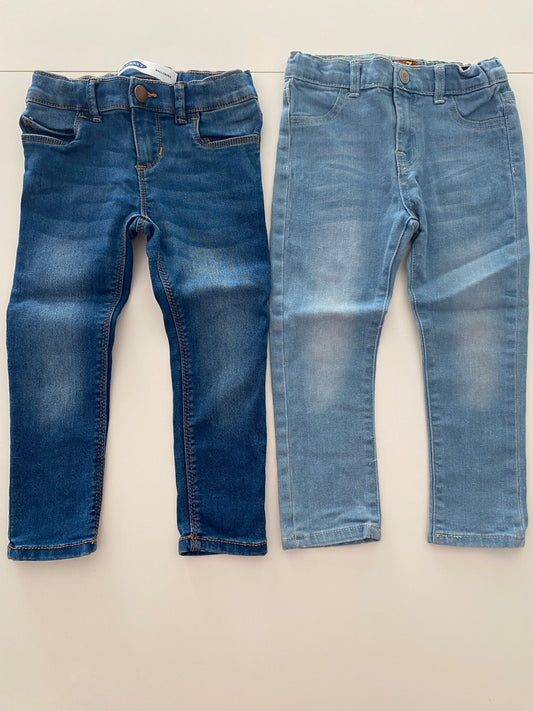 #117- Girls 3T, Old Navy Ballerina Jeans & 7 For All Mankind Jeans, VGUC,*reduced*
