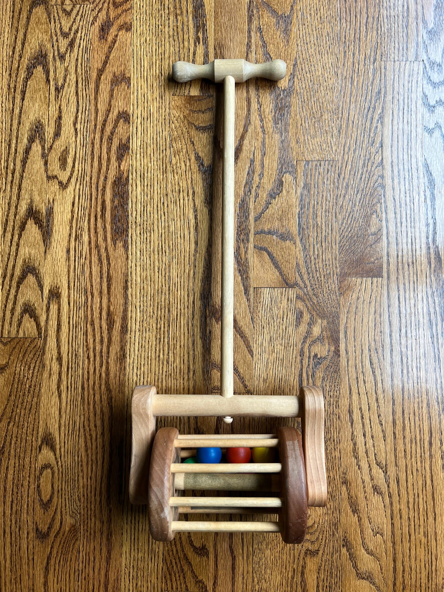 Wooden Lawnmower Push Toy, Like New