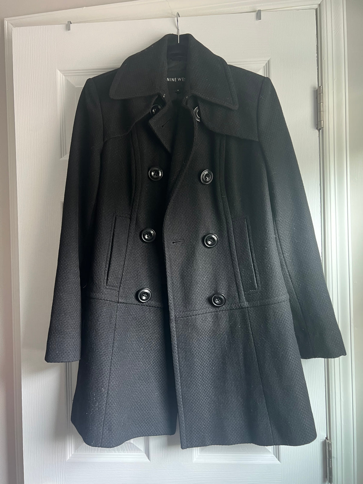 Seller #184 Women’s Small Size 4 Nine West Trench Coat Black