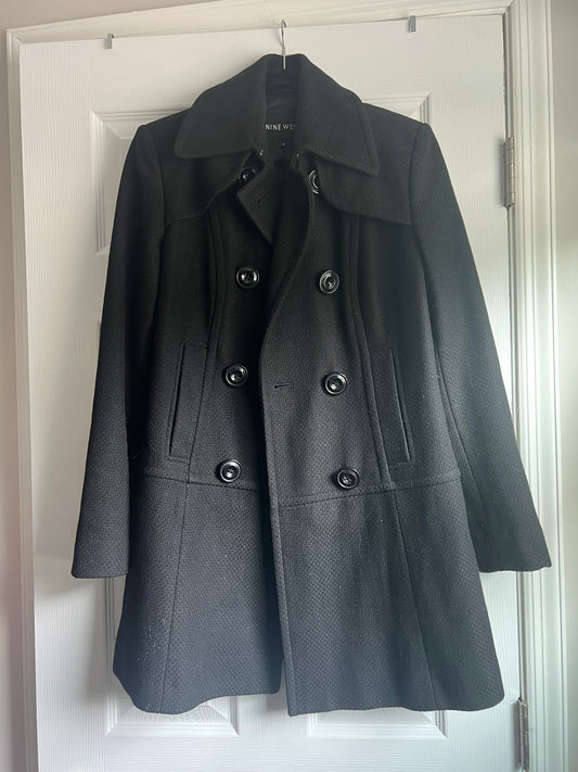 Seller #184 Women’s Small Size 4 Nine West Trench Coat Black