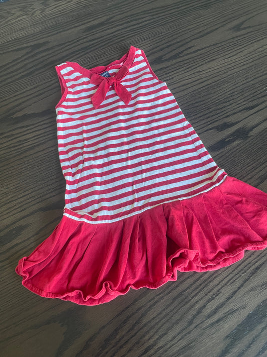 Baby Gap - Girls Size 3T - Red Stripe Dress