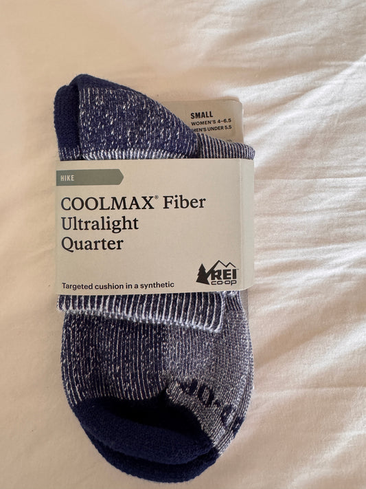 #127 REI Blue Hiking Socks Women's S