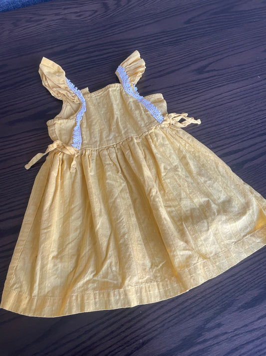 Lali - Girls Size 3 - Yellow Dress
