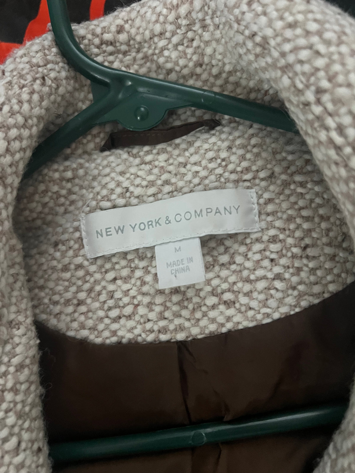 Seller #184 Women’s Medium New York Co khaki coat jacket