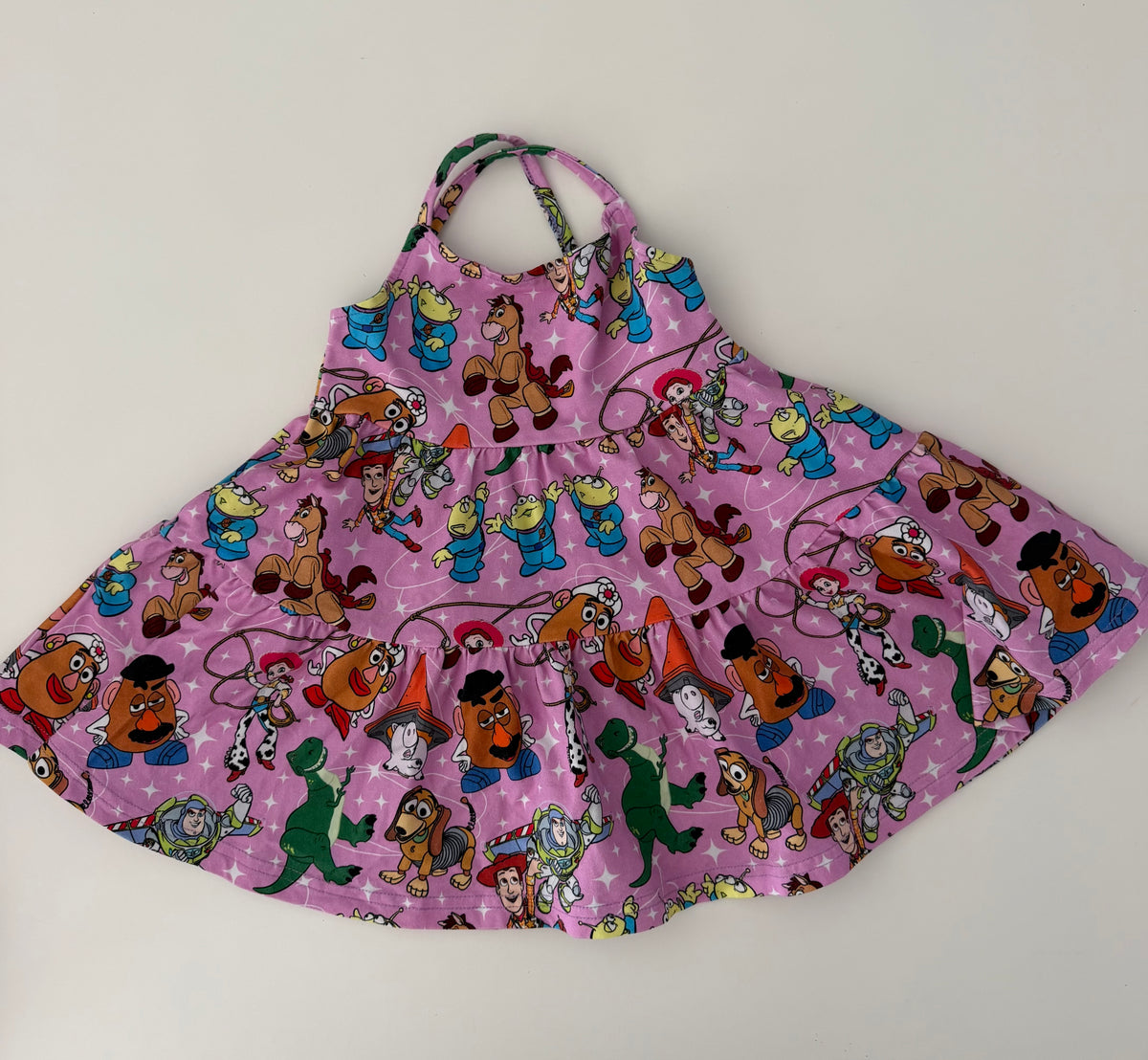 #117, Girls 3T, Raising Wilds Toy Story pink tunic, EUC