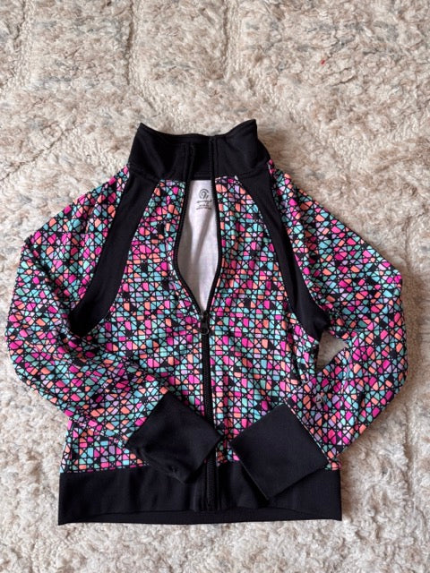 #127 Champion Track Jacket Girls 4T