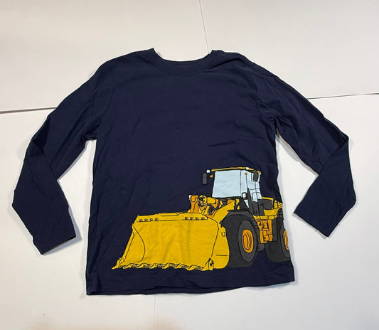#180 Boys 130 (US 8) Hanna Andersson Construction Long Sleeve