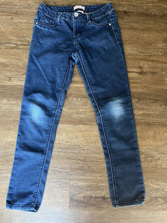 #124 Girls Size 10 Dark Wash Jeans