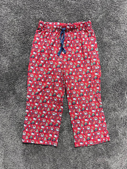 Size 4/5 Vineyard vines red holiday pajama pants, GUC