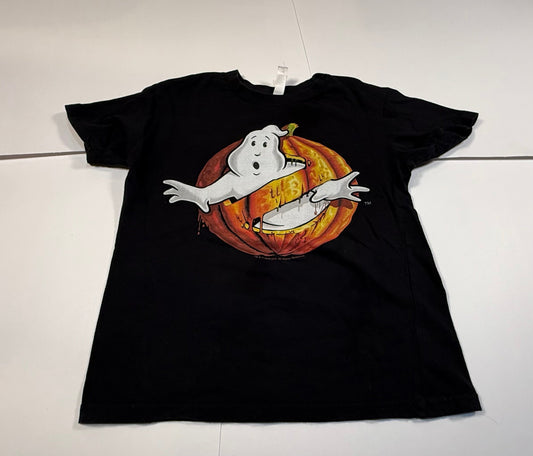 #180 Boys Medium Pumpkin Ghostbuster Halloween Shirt (2 available)
