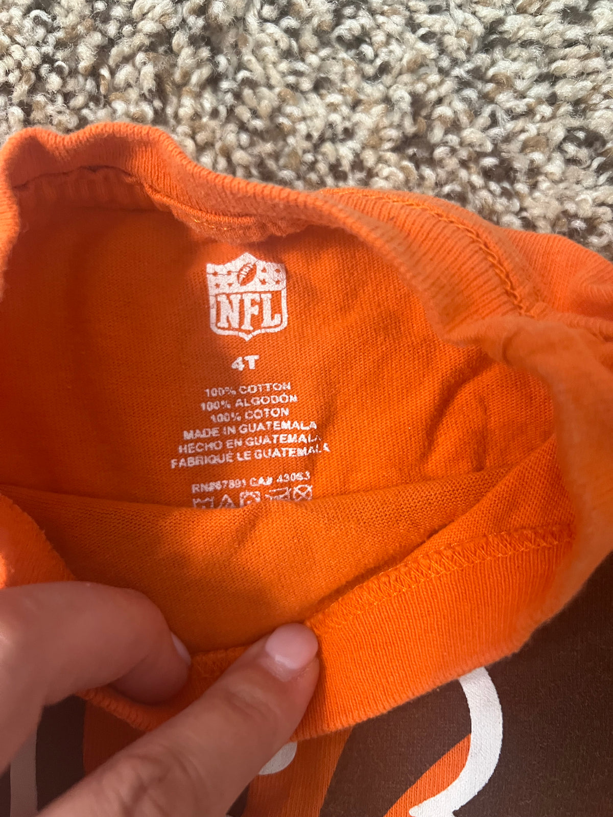 Seller #184 Girls 4T Bengals Shirt