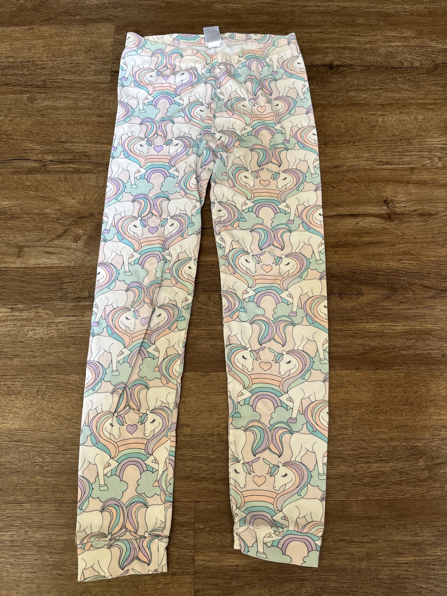 #124 EUC Children's Place Unicorn Pajamas Girls Size 10