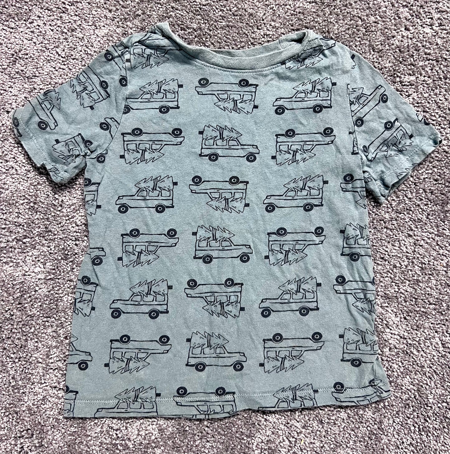 #4. 5T Old Navy holiday truck t-shirt, GUC