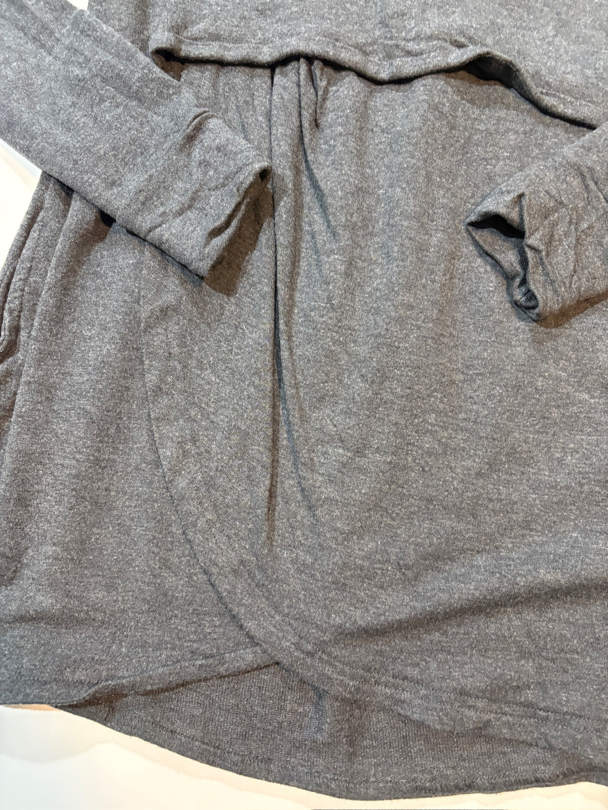 Seller #105 - Women's Small Latched Mama Gray Nursing Petal Pullover GUC