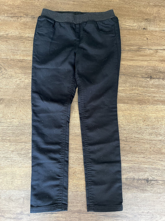 #124 VGUC Carters Black Pants Girls Size 7