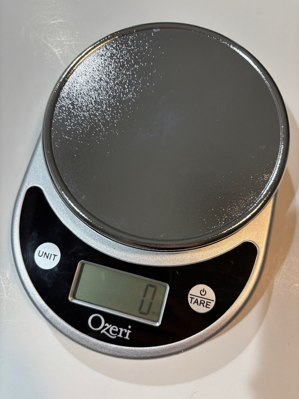 Seller #105 - Ozeri Kitchen Scale NEW -  SILVER